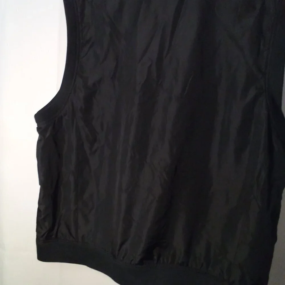 Acuity Pullover Vest Jacket Mens XL Sleeveless Logo Pockets Black